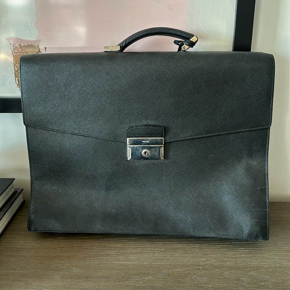 Prada Saffiano Briefcase